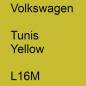 Preview: Volkswagen, Tunis Yellow, L16M.